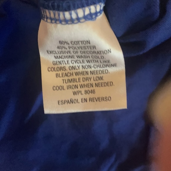 NWT Jenni nightshirt blue with hearts on it size small. - Picture 4 of 4